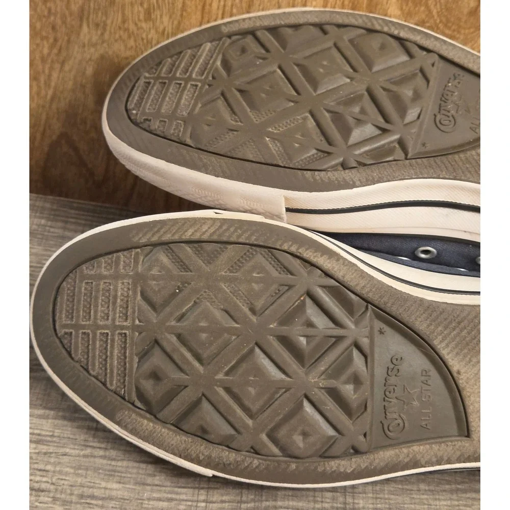 Converse High Top Shoes Sneakers Womens 8.5 Mens 6.6.5 Navy